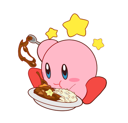Curry Kirby Sticker